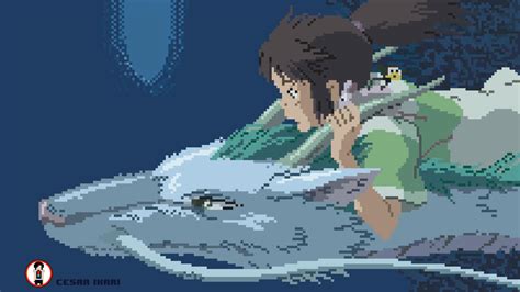 Spirited Away - Pixel Art by CesarIkari on DeviantArt