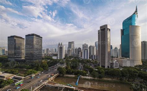 the Jakarta Skyline at Daylight 713682 Stock Photo at Vecteezy