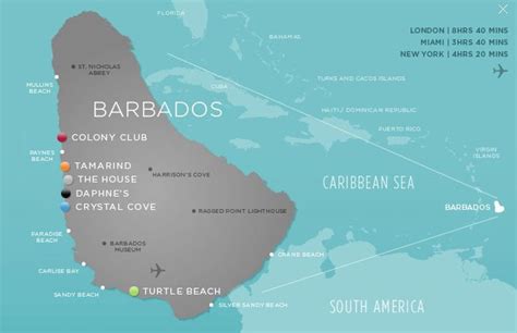 Best Beaches In Barbados Map - Share Map