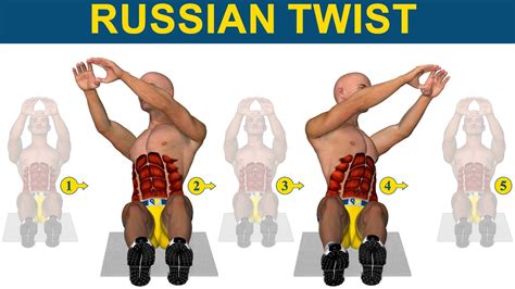 Oblik karın egzersizleri: Russian Twist - YouTube