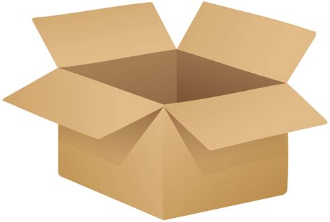 transparent background cardboard box clipart - Clip Art Library