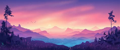 Valley Wallpaper 4K, Landscape, Aesthetic, Mountains