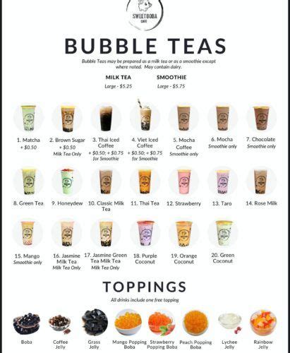 100 Bubble Tea Menu ideas in 2021 | bubble tea menu, bubble tea, milk tea