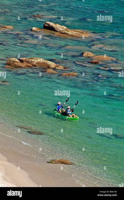 Kayaking along Espiritu Santo Island, Mexico Stock Photo - Alamy