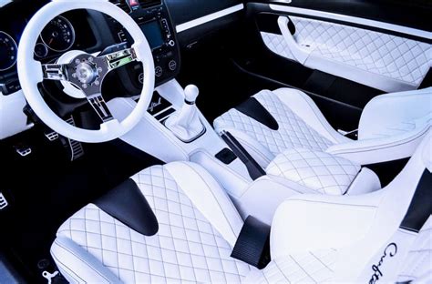 White Car Interior