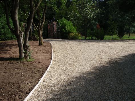 Gravel Driveway Edging Ideas