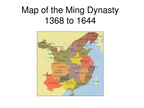 Ming Dynasty China Map