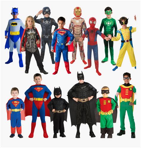 Halloween Costumes Kids Cartoon Characters Png - Superhero Fancy Dress ...