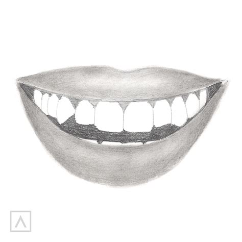 Smiling Lips Drawing Easy | Lipstutorial.org