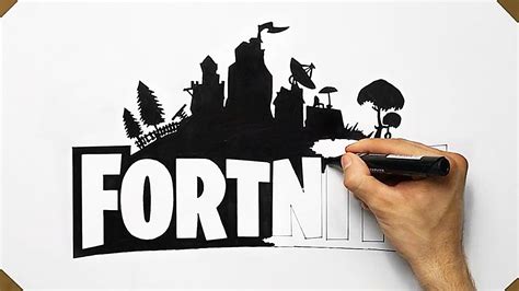 How To Draw A Fortnite Logo