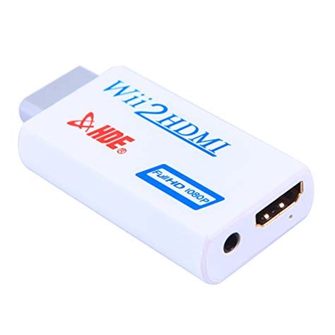 HDE HDMI Adapter and Cable for Nintendo Wii Console Wii to HDMI 1080p ...