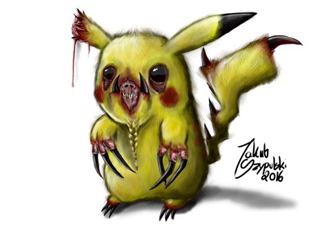 Pikachu zombie by Szypu on DeviantArt