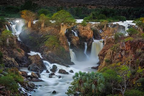 Epupa Waterfalls & Baobab Trees • Landscape Photography Prints