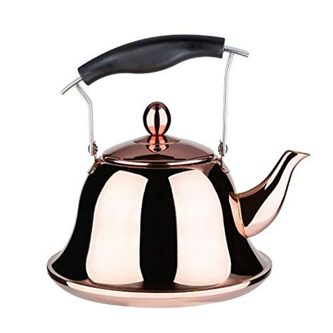 Onlycooker Whistling Tea Kettle Stainless Steel Stovetop Teakettle ...