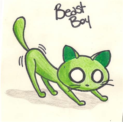 Beast Boy - kitty form by Shaynihx on DeviantArt