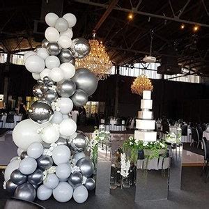 Metallic Silver Balloons Chrome Balloons Silver Balloons - Etsy