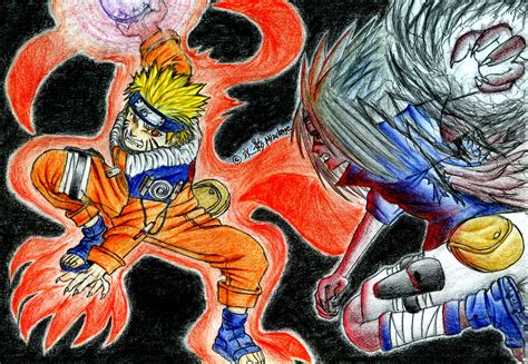 Naruto Vs Sasuke by karasuba on DeviantArt