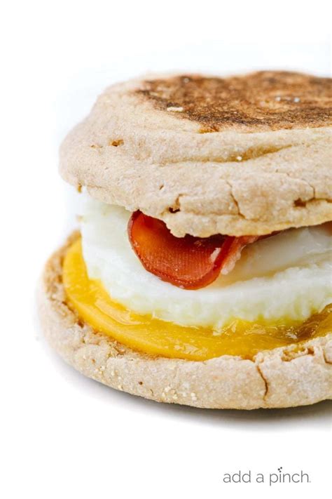 Homemade Egg McMuffin Recipe - Add a Pinch