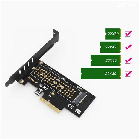 M.2 NVMe PCIE SSD to PCI Express 3.0 x4 Adapter Card for XP941 SM961 ...