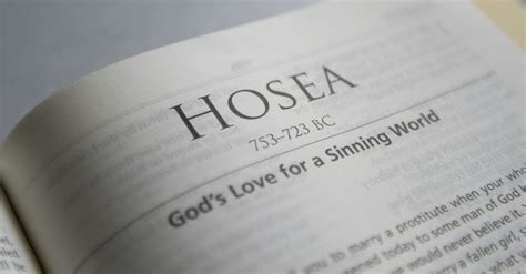 Book of Hosea - Summary, Commentary, and Life Lessons