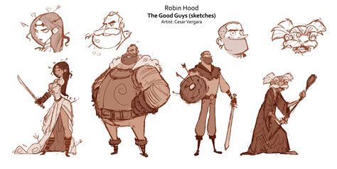 Robin Hood - Characters on Behance