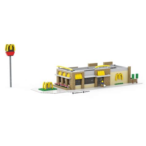 LEGO MOC LEGO McDonald's Drive Thru by AFOL.TV | Rebrickable - Build ...