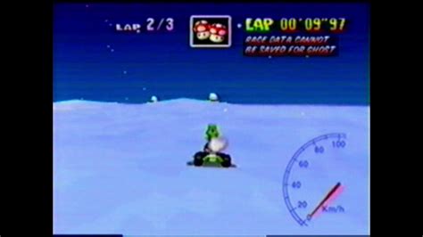 Mario Kart 64 [speedrun] - Frappe Snowland shortcut 21'84 (4k) - YouTube