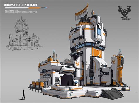 ArtStation - 科幻练习, huachan chan | Sci fi concept art, Sci fi building ...