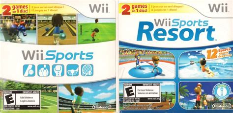 Wii Sports / Wii Sports Resort 2 Games on 1 Disc Wii Game