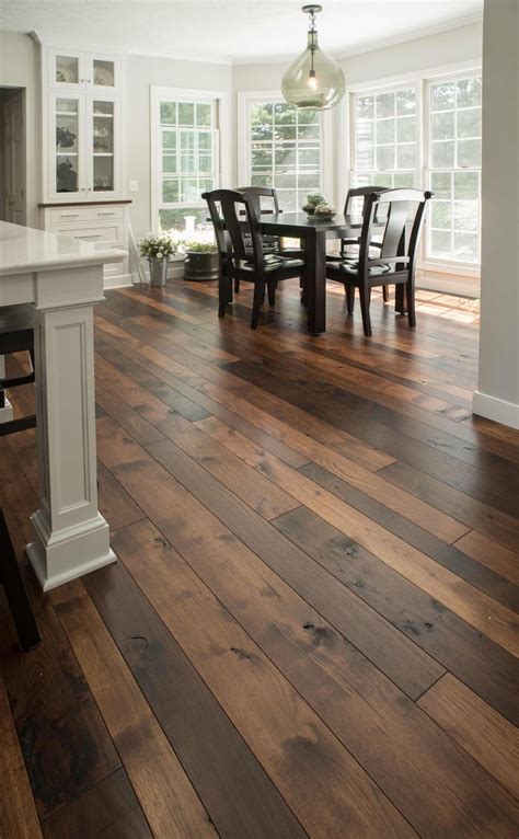 This Two-Tone Hickory floor is finished in both our Rich Tobacco and ...