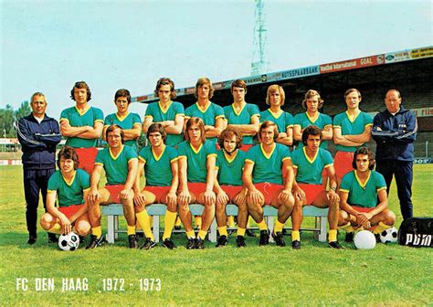 FC Den Haag of Holland in 1972-73. | Football kits, Football team ...