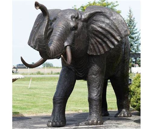 Elephant Garden Statue | Animal Sculptures elephant garden statue