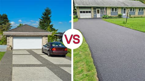 Benefits and cons of concrete and asphalt driveways | Cesar's Concrete