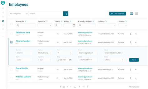 20 Creative Table UI Design Examples You Should Know in 2021