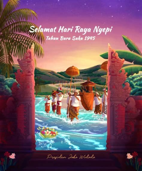 Ucapkan Selamat Hari Raya Nyepi 2023, Jokowi: Semoga Kebahagiaan ...