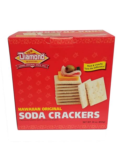 Diamond Bakery Soda Crackers Large 30 oz | Made in Hawaii