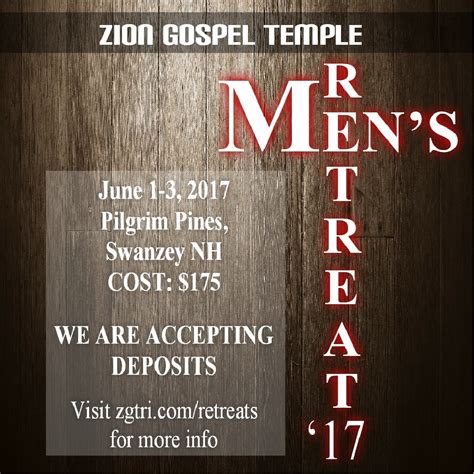 Retreats - Zion Gospel Temple