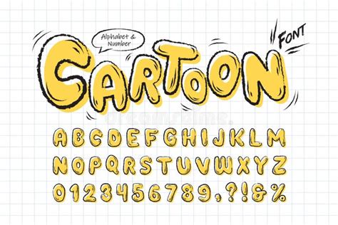 Comic cartoon font