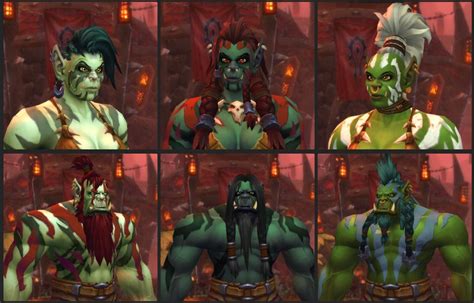 New Orc Character Customization Options in Shadowlands - Wowhead