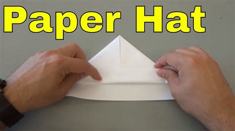 How To Make A Paper Hat-Tutorial - YouTube