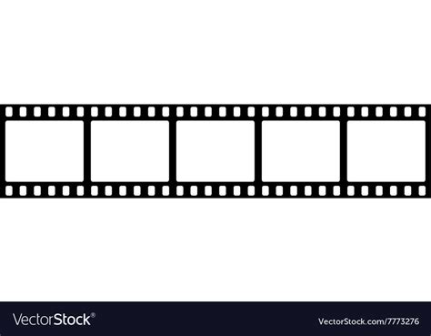 Template film roll Royalty Free Vector Image - VectorStock