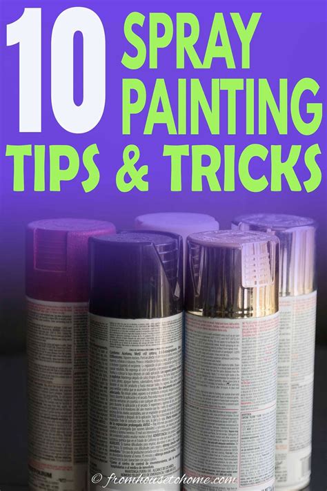 10 Spray Painting Tips And Tricks For Creating A Smooth Finish - From ...