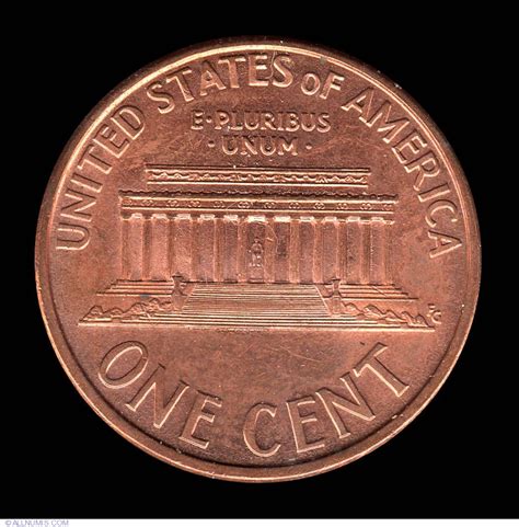 1 Cent 1993 D, Cent, Lincoln Memorial (1959-2008) - United States of ...