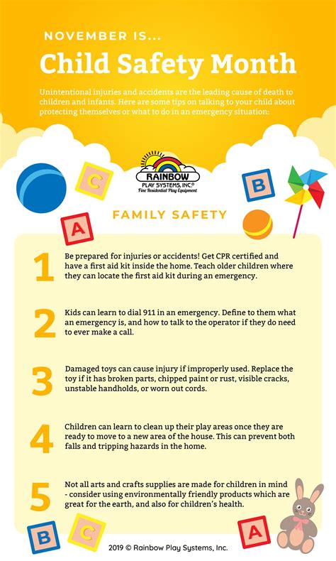 Child Safety Month Tips | Rainbow Play Systems