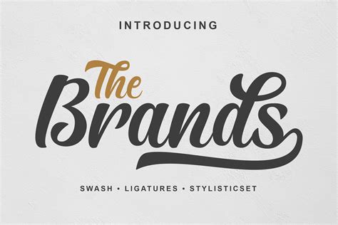 The Brands Font | Stunning Script Fonts ~ Creative Market