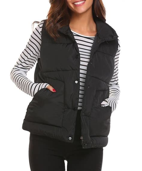 Women Packable Lightweight Down Puffer Vest Outdoor Winter Vest with ...