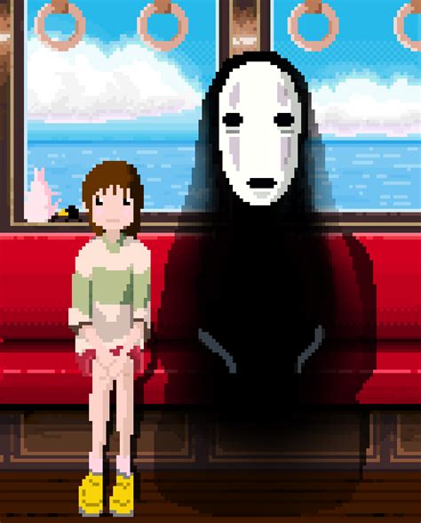 Spirited Away Pixel art Poster by KanyonsGeeky on DeviantArt