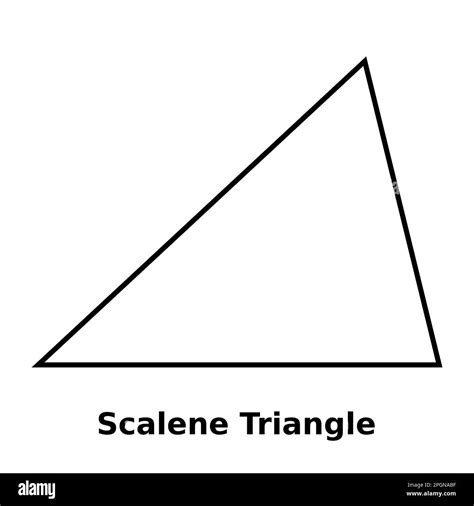 Scalene triangle Black and White Stock Photos & Images - Alamy