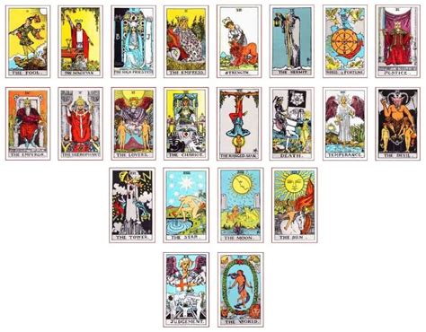 rider waite major arcana card deck | Rider waite tarot cards, Tarot ...