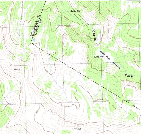 Sierra Nevada Topographical Map - Sonora Pass 21